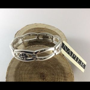 Cute Napier Silver Stretch Bracelet (NWT)